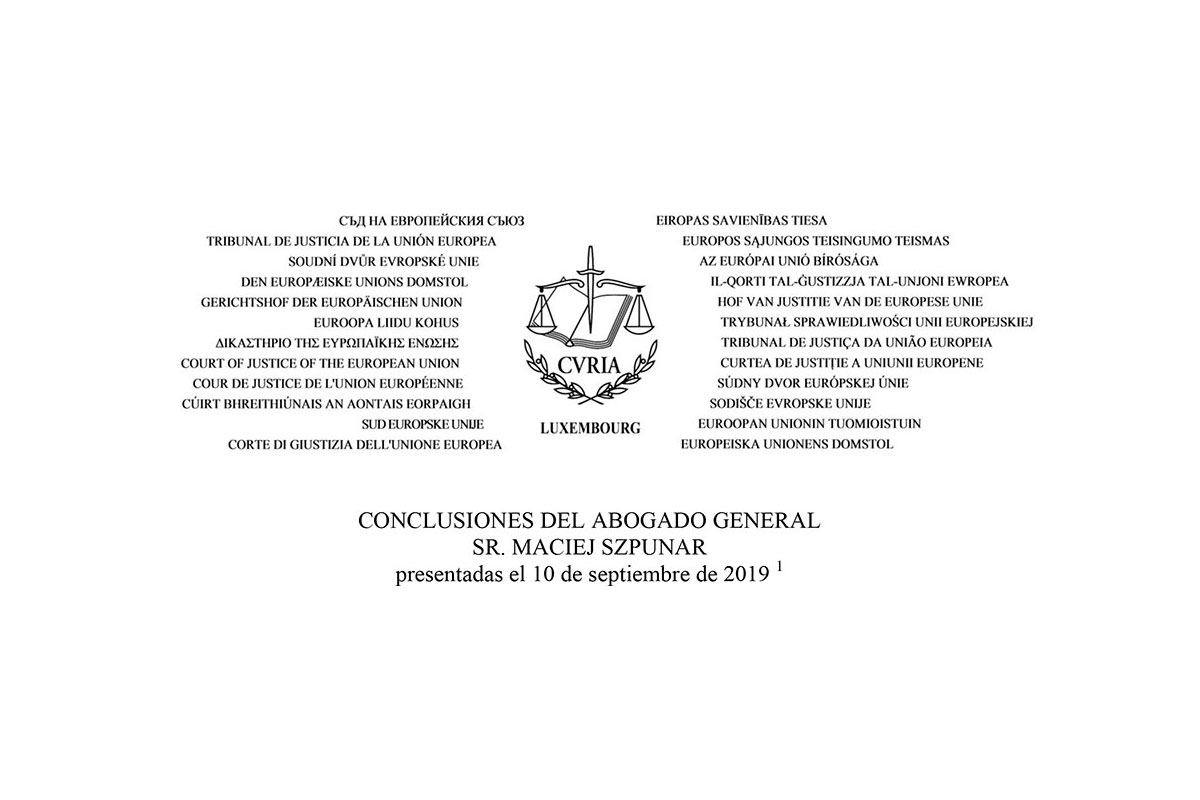 Conclusiones del Abogado General SR. Maciej Szpunar presentadas el 10 de septiembre de 2019